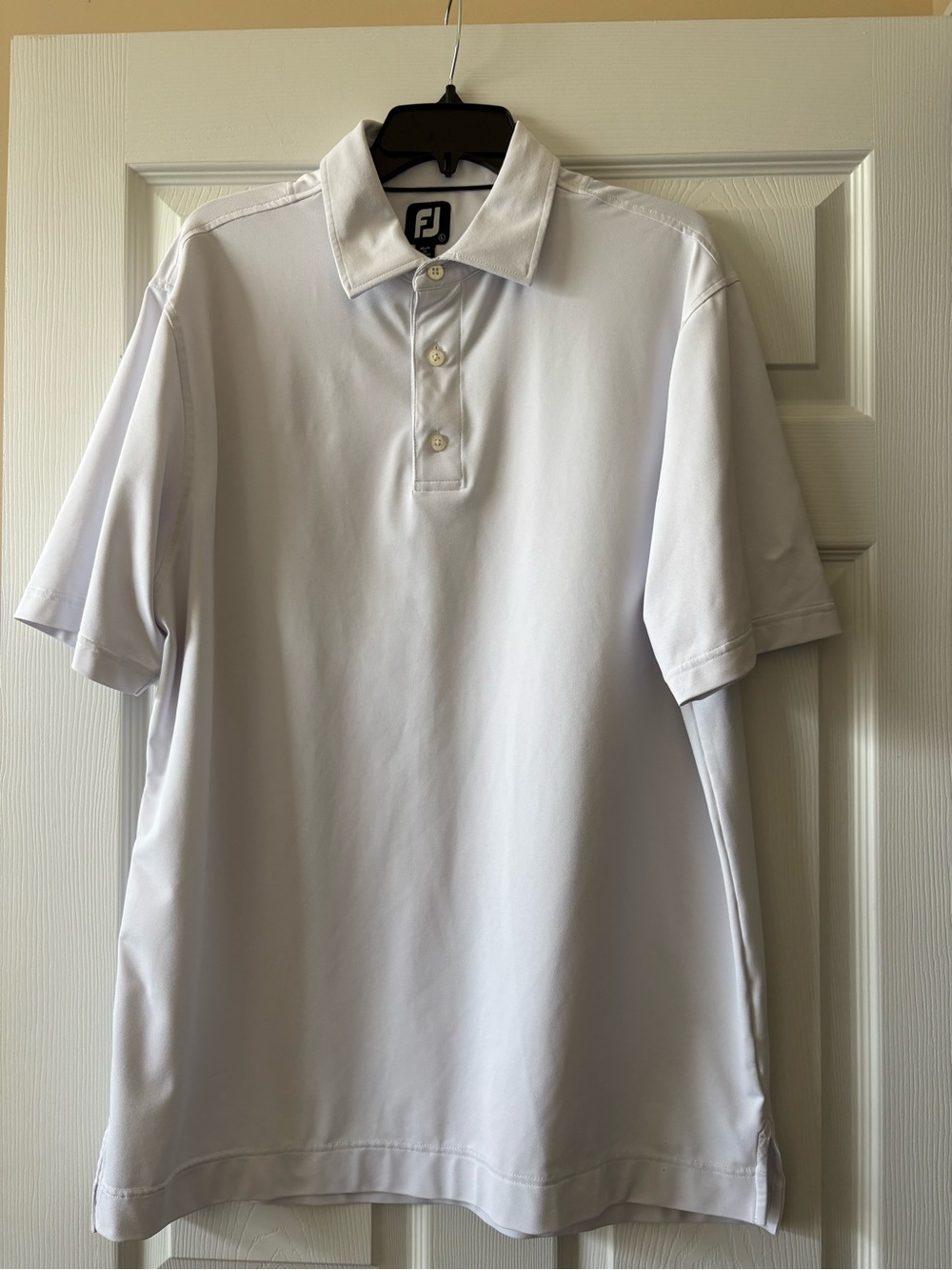 FootJoy Men's White Short-Sleeve Polo